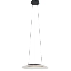 Design hanglamp zwart en transparant 3-staps dimbaar - Scacrylic