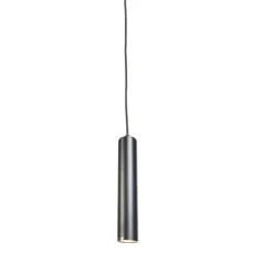 Design hanglamp zwart GU10 50mm - Tuba small