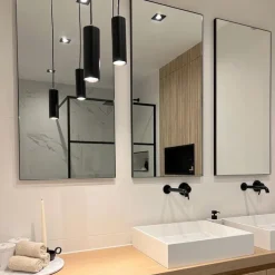 Design hanglamp zwart GU10 50mm - Tubo