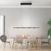Design hanglamp zwart incl. LED 3-staps dimbaar easylift - Nele
