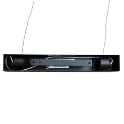 Design hanglamp zwart incl. LED 3-staps dimbaar easylift - Nele