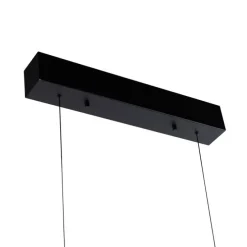 Design hanglamp zwart incl. LED 3-staps dimbaar easylift - Nele