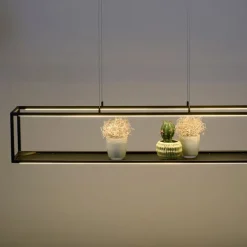 Design hanglamp zwart incl. LED met touch dimmer - Jitske