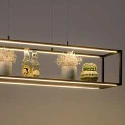 Design hanglamp zwart incl. LED met touch dimmer - Jitske