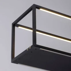 Design hanglamp zwart incl. LED met touch dimmer - Jitske