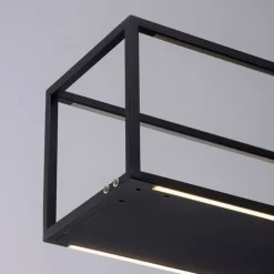 Design hanglamp zwart incl. LED met touch dimmer - Jitske