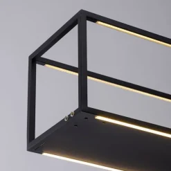 Design hanglamp zwart incl. LED met touch dimmer - Jitske