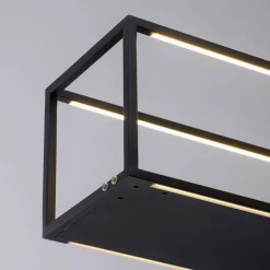 Design hanglamp zwart incl. LED met touch dimmer - Jitske