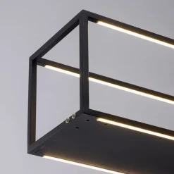 Design hanglamp zwart incl. LED met touch dimmer - Jitske