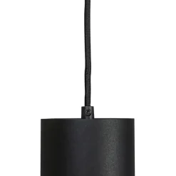 Design hanglamp zwart incl. rail adapter 3-fase - 3-Phase Tubo