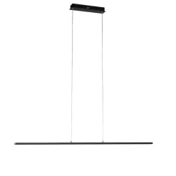 Design hanglamp zwart incl. LED met touchdimmer - Platina