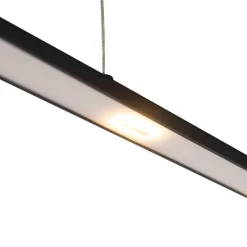 Design hanglamp zwart incl. LED met touchdimmer - Platina