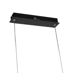 Design hanglamp zwart incl. LED met touchdimmer - Platina