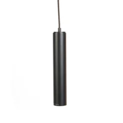 Design hanglamp zwart incl. rail adapter 1-fase - Slimline Tuba small