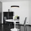 Design hanglamp zwart incl. LED dimbaar - Ringlede
