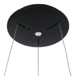 Design hanglamp zwart incl. LED dimbaar - Ringlede