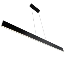 Design hanglamp zwart incl. LED met touch dimmer easylift - Galway