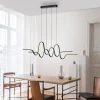 Design hanglamp zwart incl. LED dimbaar easylift - Altitude