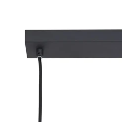 Design hanglamp zwart langwerpig 3-lichts - Indu