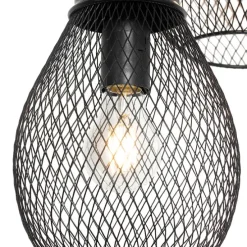 Design hanglamp zwart 3-lichts - Raga