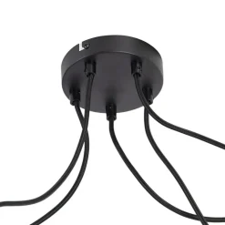 Design hanglamp zwart 5-lichts - Cavalux