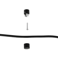 Design hanglamp zwart 5-lichts - Cavalux