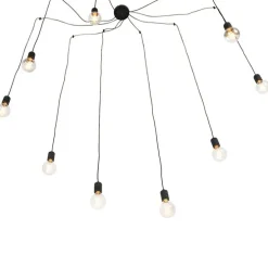 Design hanglamp zwart 9-lichts - Cavalux