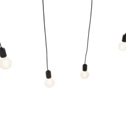 Design hanglamp zwart 9-lichts - Cavalux
