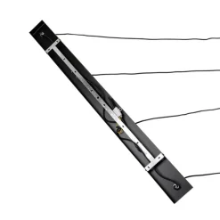 Design hanglamp zwart met goud en smoke glas 4-lichts - Kyan