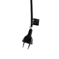 Design hanglamp zwart met stekker - Cavalux