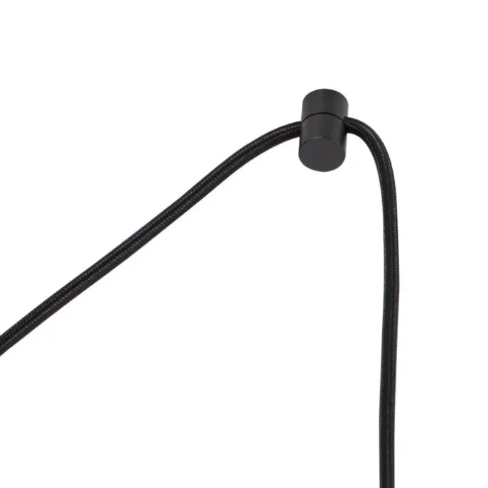 Design hanglamp zwart met stekker - Cavalux