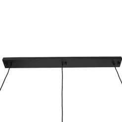 Design hanglamp zwart met goud 3-lichts - Maura