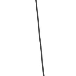 Design hanglamp zwart met amber glas 3-lichts 226 cm - Qara