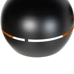 Design hanglamp zwart met gouden binnenkant 3-lichts - Buell