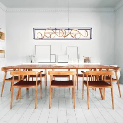 Design hanglamp zwart met goud dimbaar incl. LED - Krisscross Cage