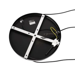 Design hanglamp zwart met messing en amber glas 3-lichts - Zuzanna