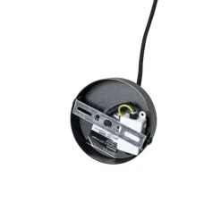 Design hanglamp zwart met opaal IP44 - Angela