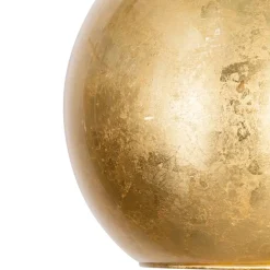 Design hanglamp zwart met goud glas 3-lichts - Bert