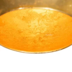 Design hanglamp zwart met goud glas 3-lichts - Bert