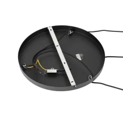 Design hanglamp zwart met goud glas 3-lichts - Bert