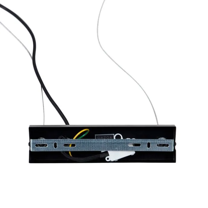 Design hanglamp zwart met amber glas 8-lichts - Uvas