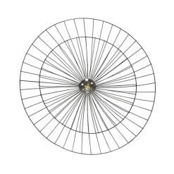 Design hanglamp zwart met dubbele kap 66cm - Pua