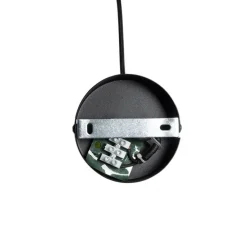 Design hanglamp zwart met dubbele kap 66cm - Pua
