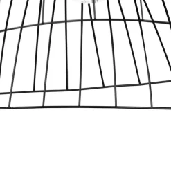 Design hanglamp zwart met dubbele kap 66cm - Pua