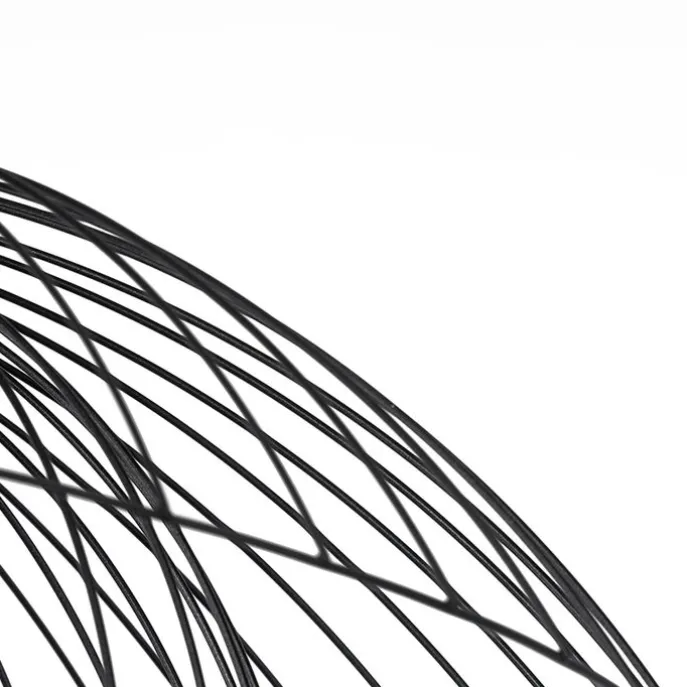 Design hanglamp zwart met dubbele kap 66cm - Pua