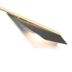 Design hanglamp zwart met goud 6-lichts - Sinem