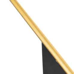 Design hanglamp zwart met goud 6-lichts - Sinem