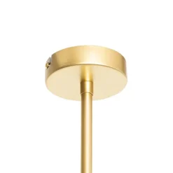 Design hanglamp zwart met goud 6-lichts - Sinem