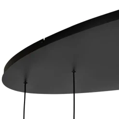 Design hanglamp zwart ovaal 7-lichts - Tuba