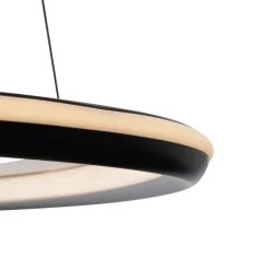 Design hanglamp zwart 3-staps dimbaar - Organico